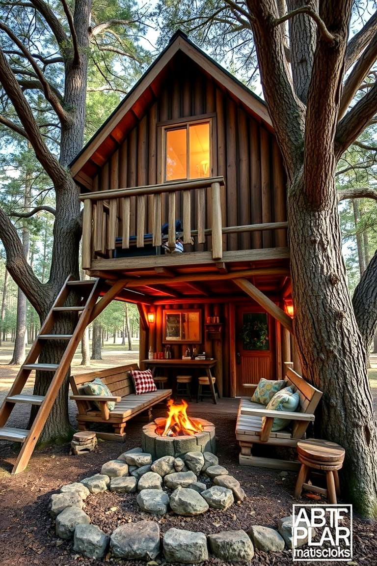 24 Enchanting Tree House Ideas For Magical Outdoor Living Experiences for Tree House Design Adults