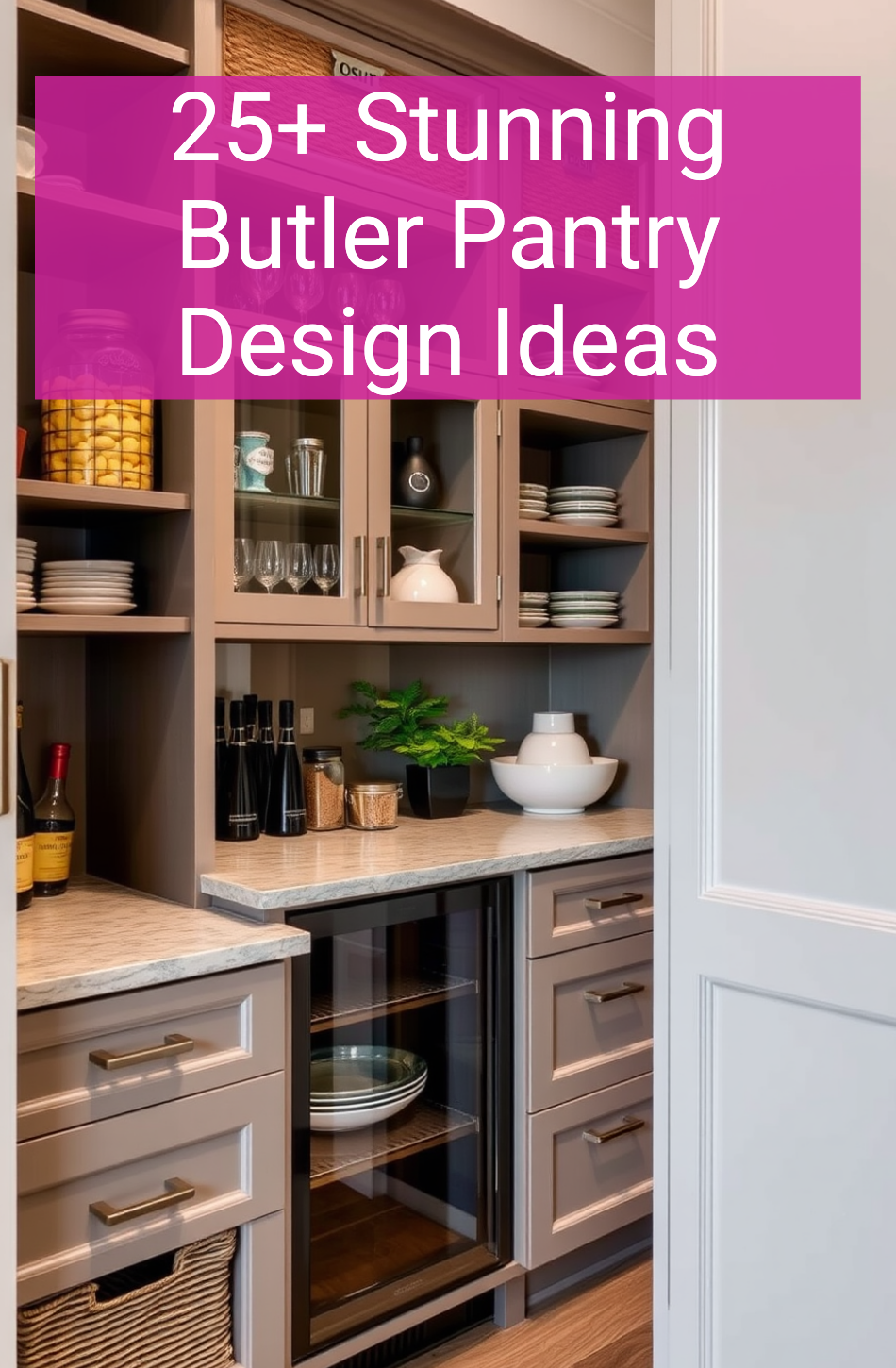 25+ Stunning Butler Pantry Design Ideas | Butler Pantry, Pantry Design ... within What to Store in Your Butler's Pantry for Maximum Efficiency and Style