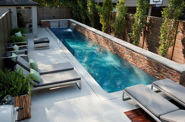 40 Great Small Swimming Pools Ideas | Home Design Lover regarding Lap Pool Design Small Backyard
