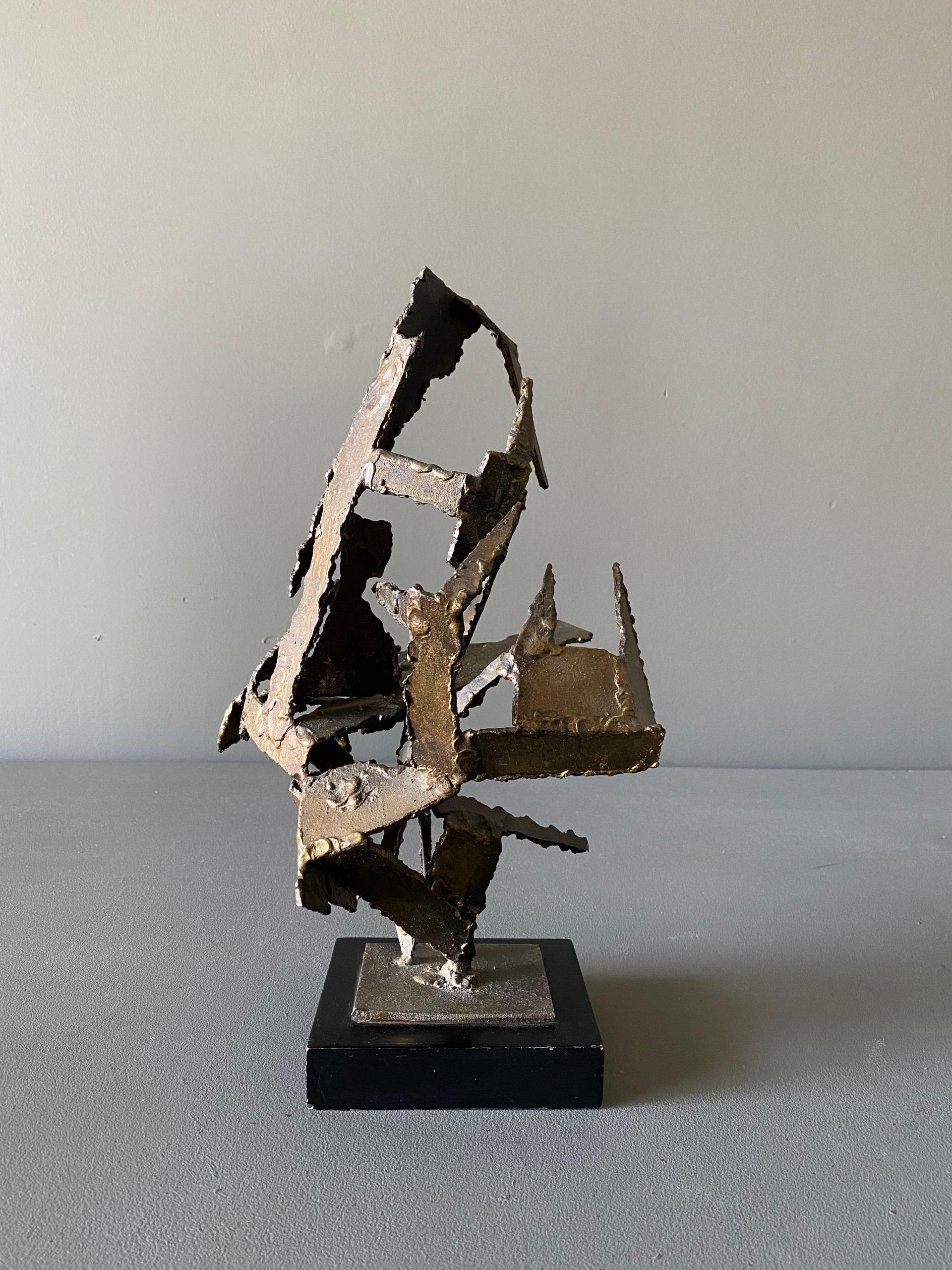 Brutalist Torch Cut Steel Sculpture For Sale At 1Stdibs with regard to Brutalist Interior Design Furniture