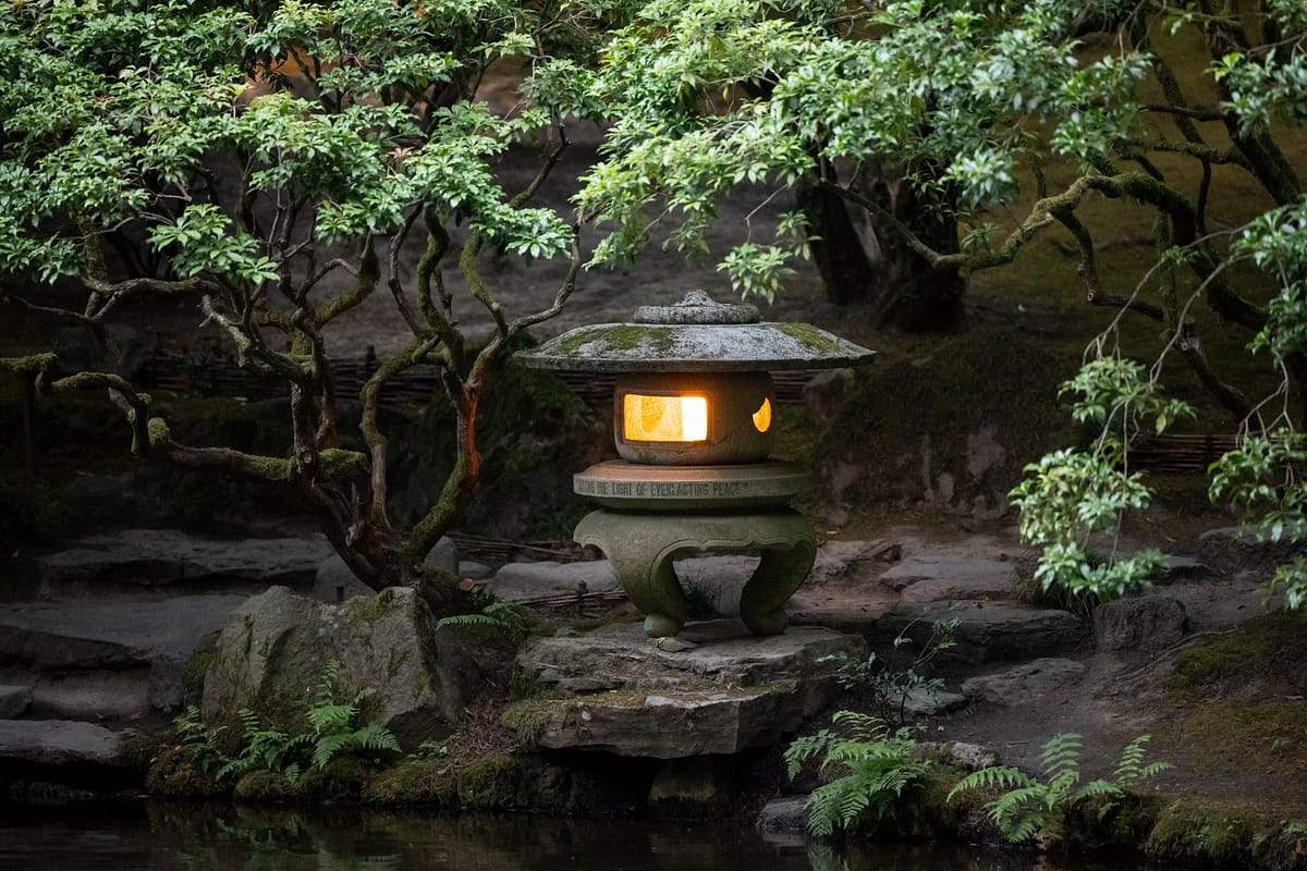 Casting The Light Of Everlasting Peace: The Story Of A Stone Lantern ... pertaining to Common Mistakes to Avoid When Integrating Stone Lanterns into Your Landscape