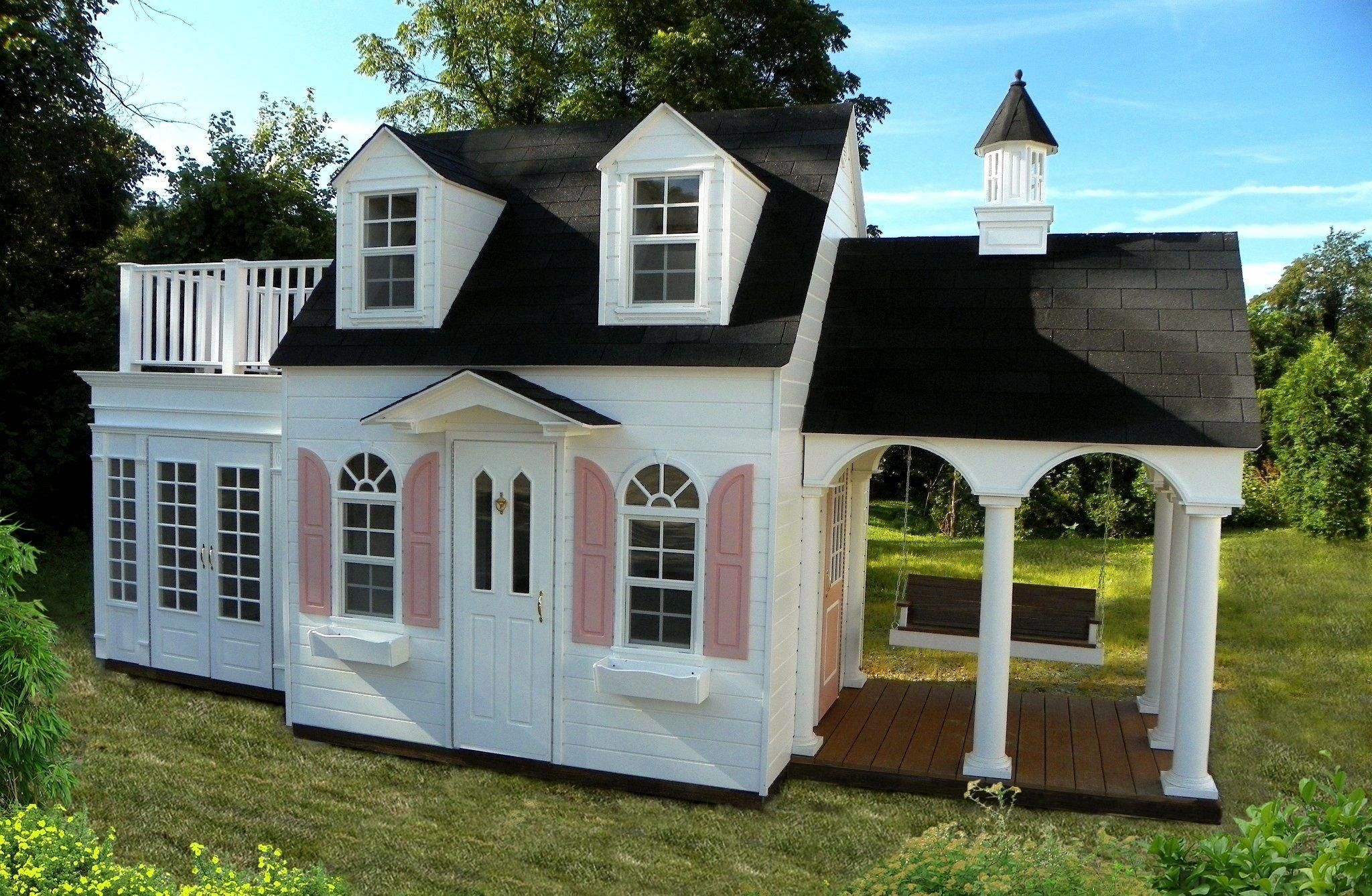 Custom Residential Playhouse Gallery | Build A Playhouse, Play Houses ... in How Custom Playhouse Designs Are Evolving Beyond Traditional Cottage Styles