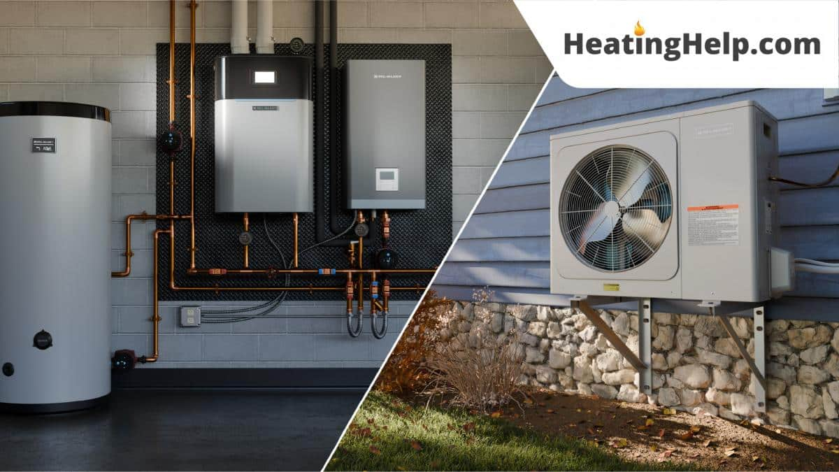 Eco Hybrid Heat Pump Boiler System - Weil-Mclain with Heat Pump Water Heater Hybrid