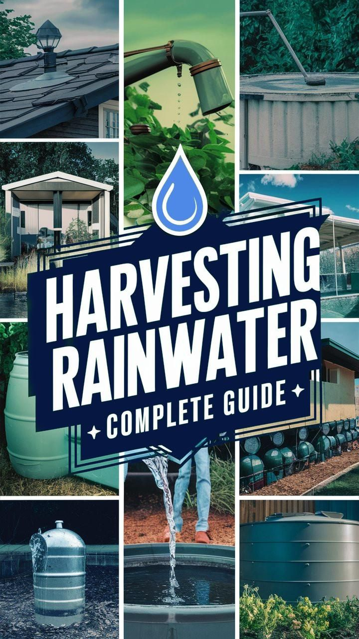 Harvesting Rainwater: A Comprehensive Guide | Rain Water Collection ... in Rainwater Harvesting System Residential