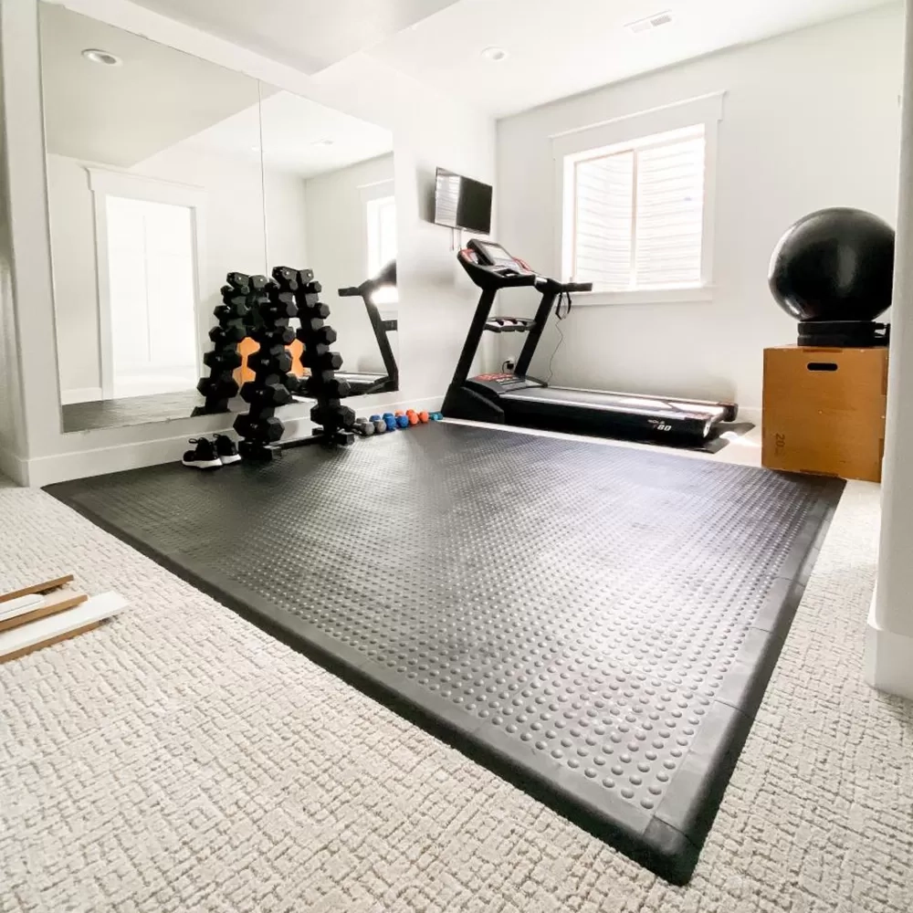 Home Gym Flooring Options How To Choose Home Gym Flooring pertaining to Rubber Flooring Home Gym