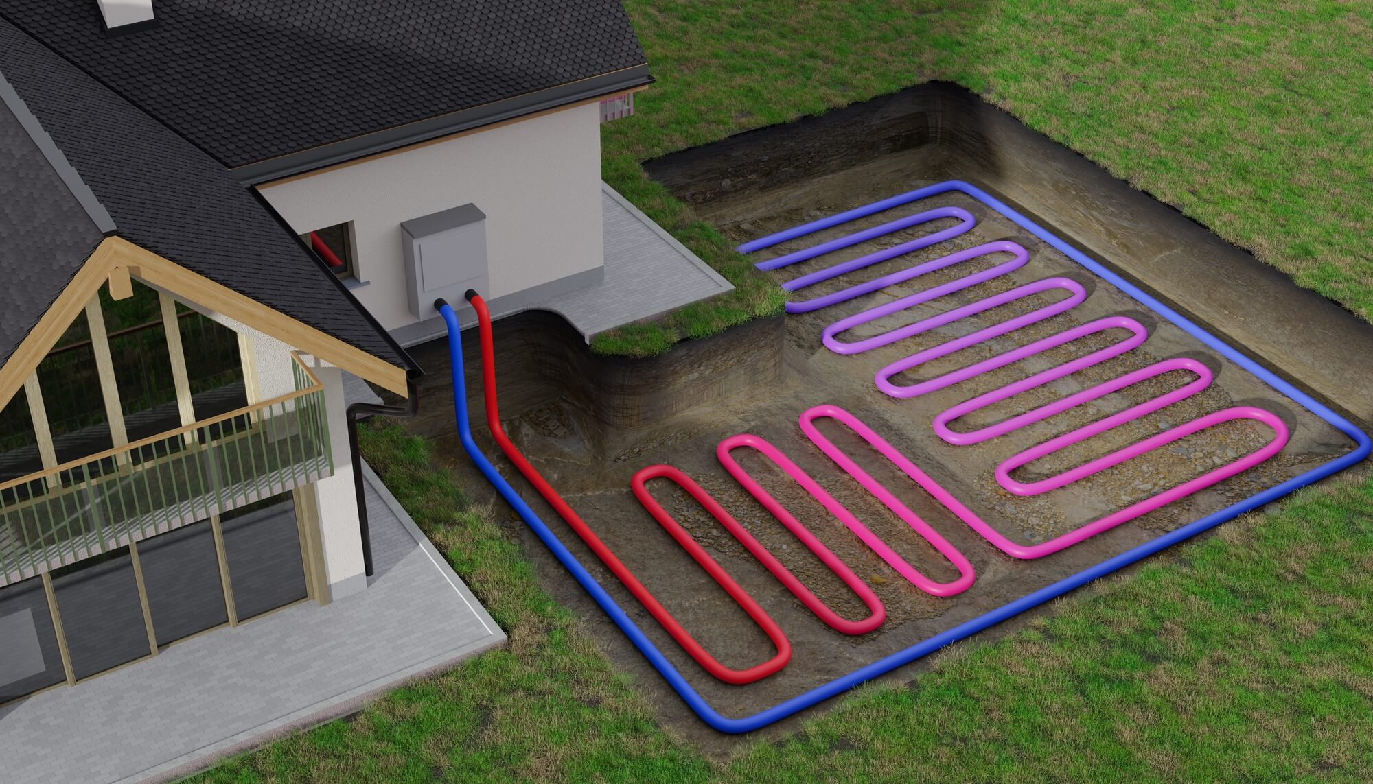 How Do Ground Source Heat Pumps Work? - Heat Pump Source throughout Ground Source Heat Pump Loop