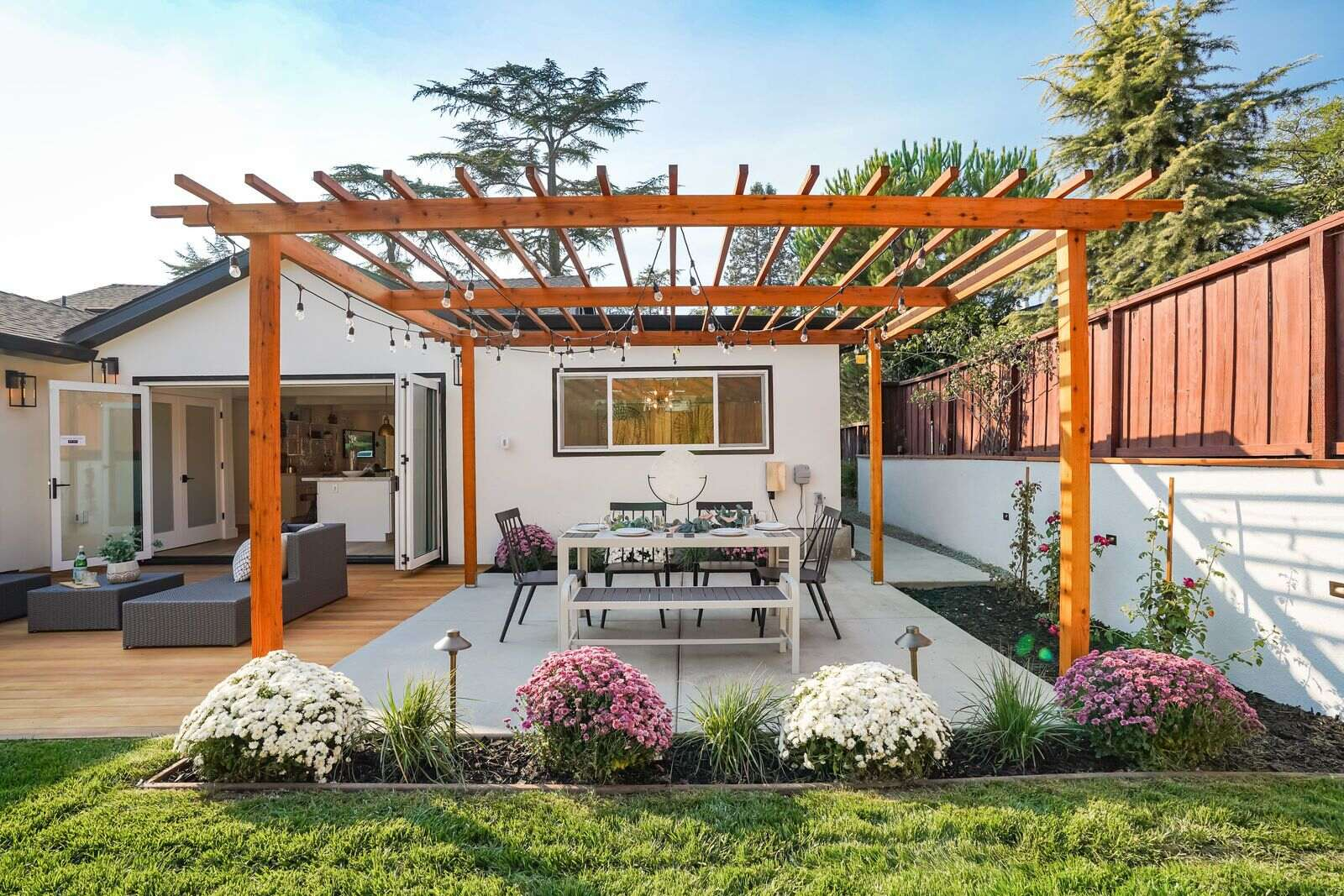 How To Build A Pergola On A Patio | Storables with Outdoor Living Room Ideas With Pergola
