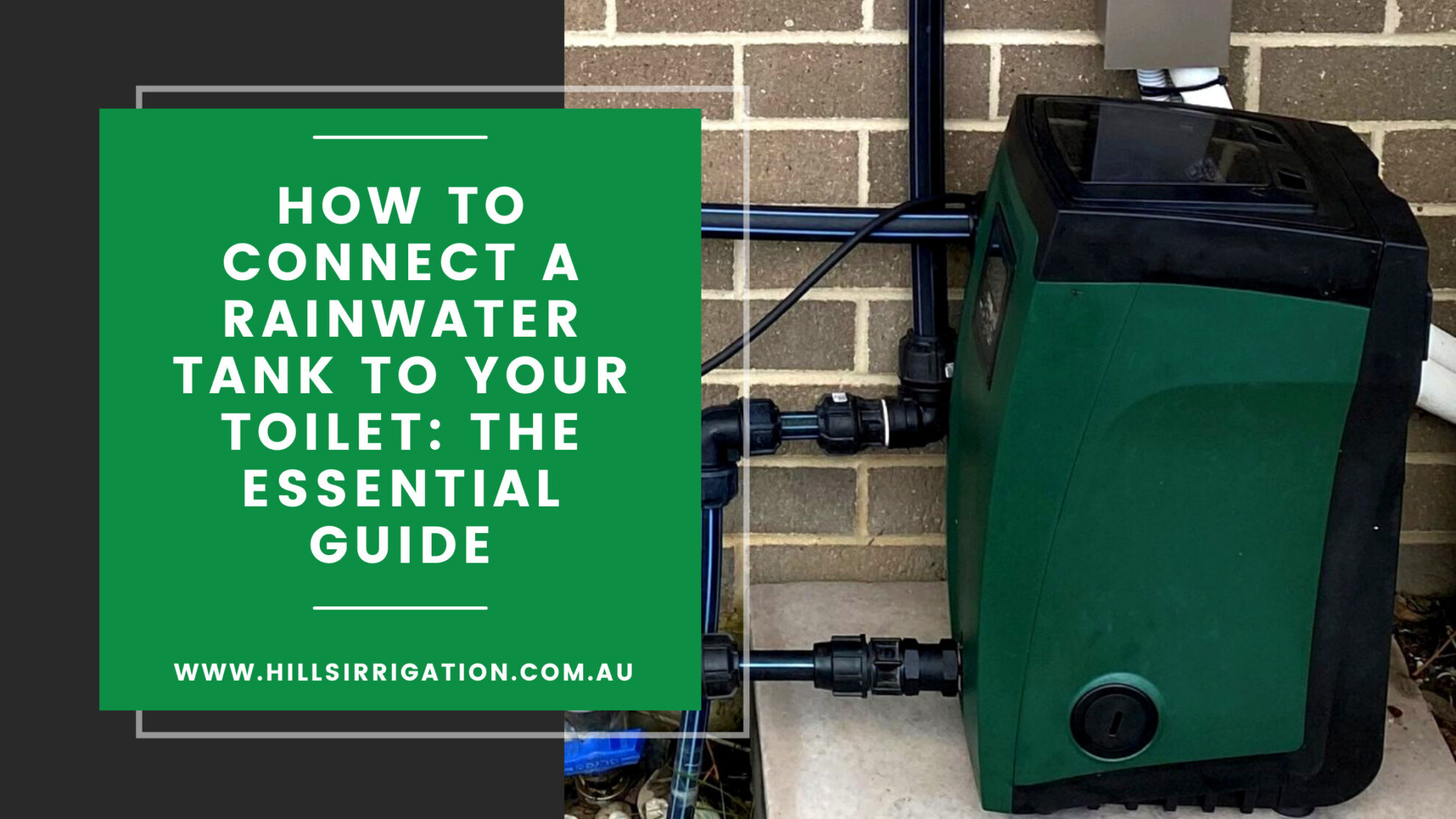 How To Connect A Rainwater Tank To Your Toilet: The Essential Guide ... inside What Homeowners Need to Know About Rainwater Toilet Flushing Before Starting