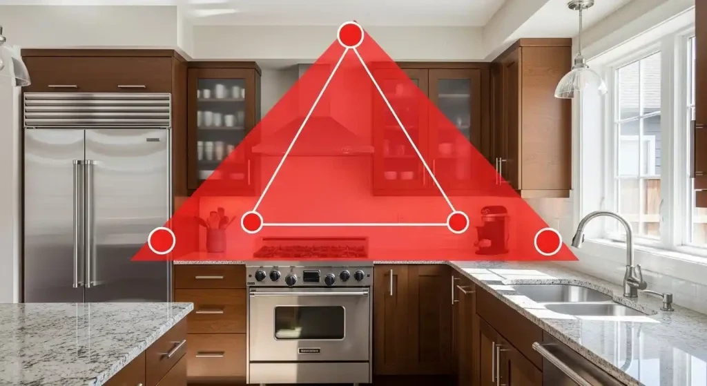 How To Design A Kitchen Work Triangle That Saves You Steps intended for Why the classic work triangle is failing modern cooks in 2026