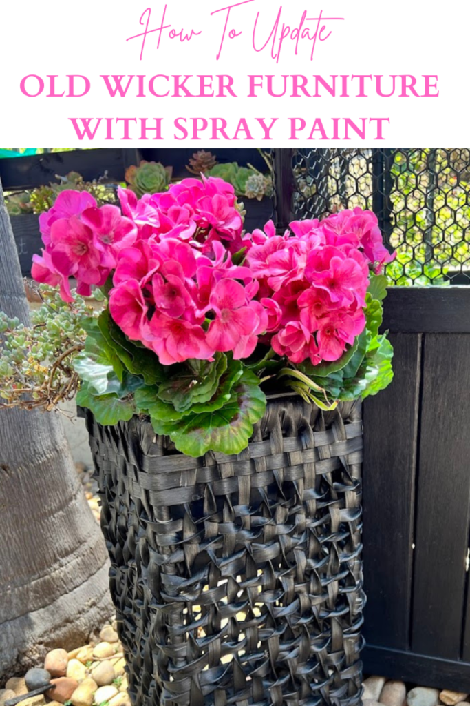 How-To Spray Paint All Weather Wicker Furniture - My Uncommon Slice Of ... inside How to Spot Quality All-Weather Wicker Before You Spend a Dime