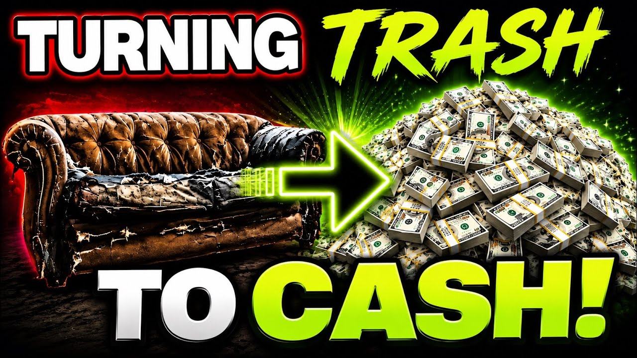 How We Turn Trash Into Cash $1000+Profit Flipping Garbage Bound Couches ... in Diy Furniture Flipping