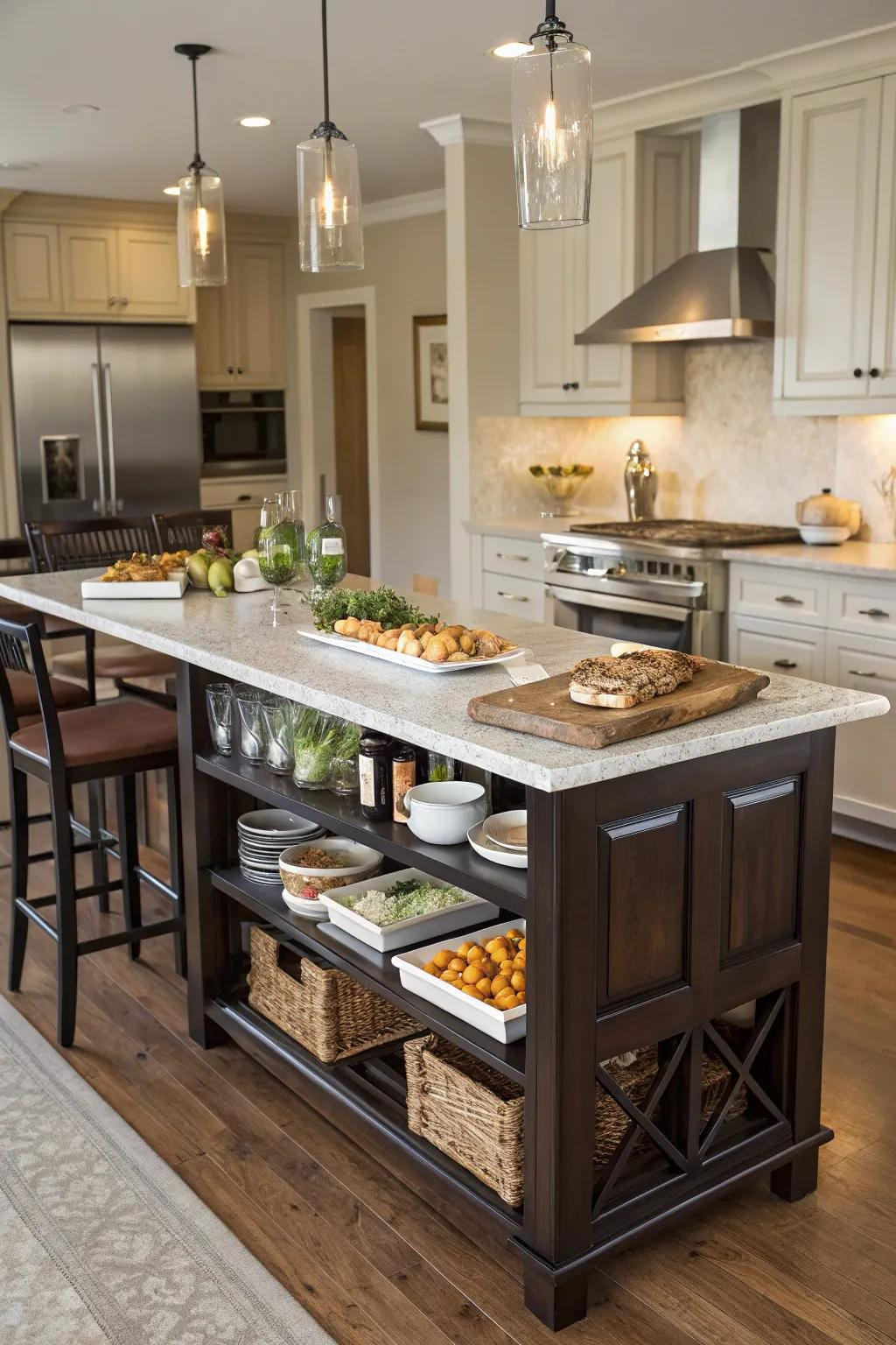Innovative Island Bar Ideas To Enhance Your Home - Light And Layer in Kitchen Island With Seating Design