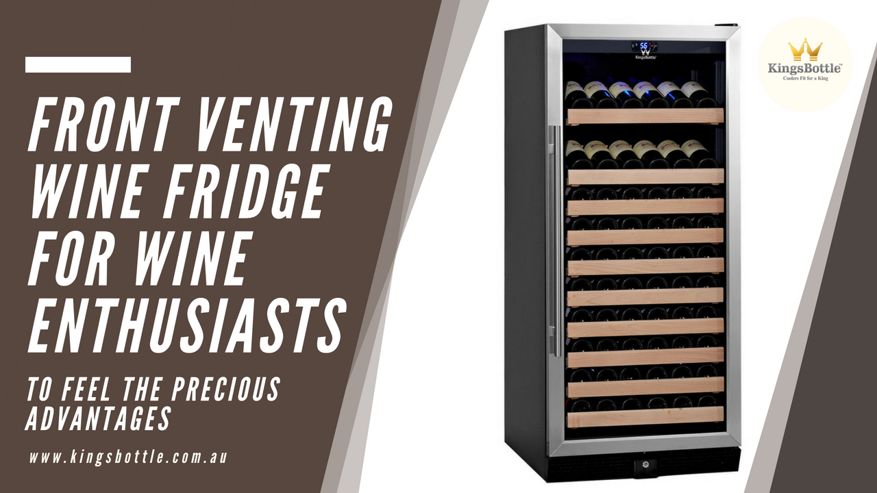 Nice Front Vent Wine Fridge Kitchen Side Trolley pertaining to Wine Fridge Built In Cabinet