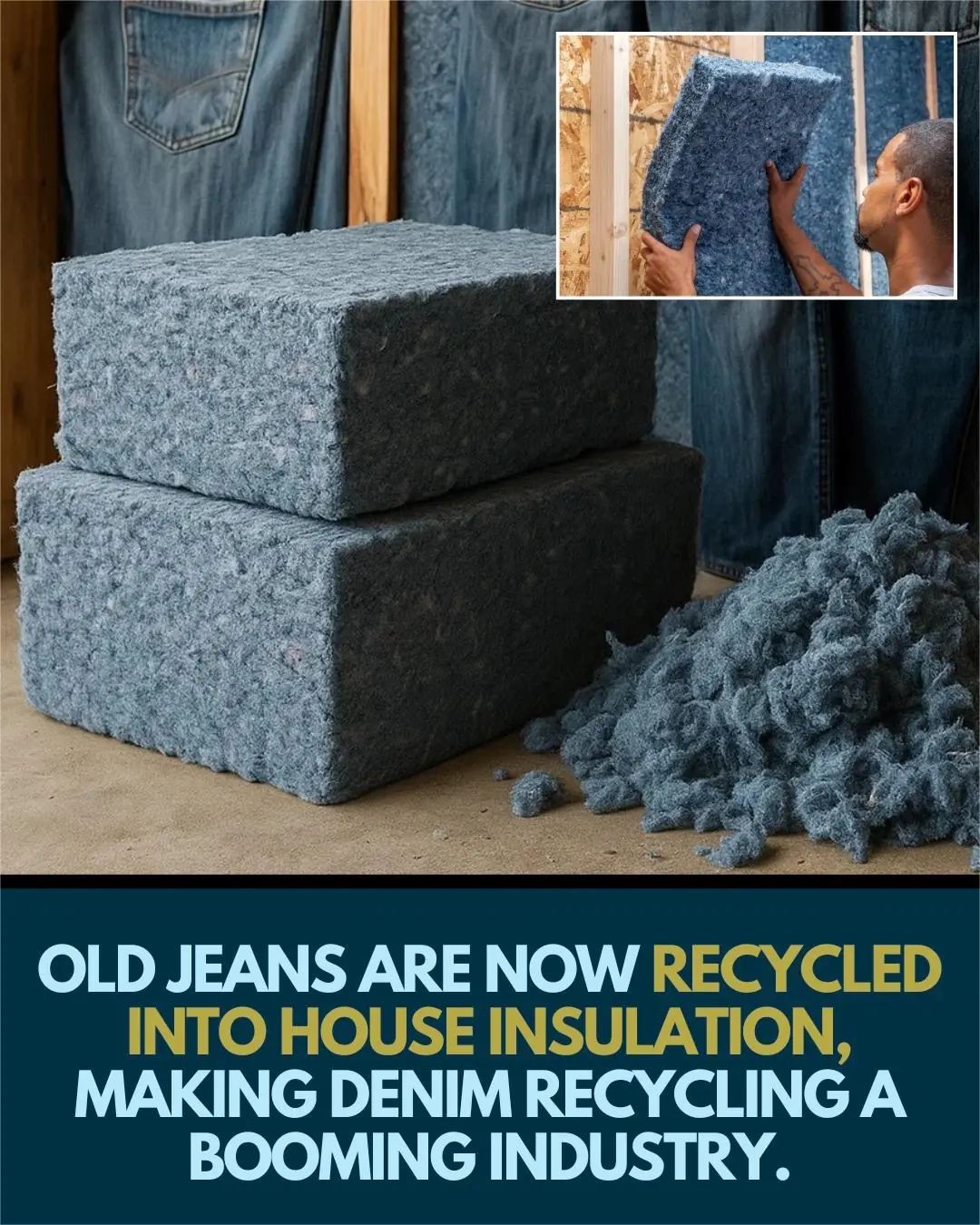 Old Jeans, New Warmth: How Recycled Denim Is Transforming The ... with Denim Cotton Insulation Batts