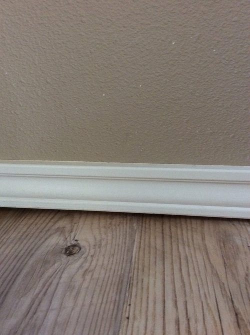 Shoe Moulding?? | Houzz Forum throughout Simple Steps to Hide Floor Gaps with Shoe Molding