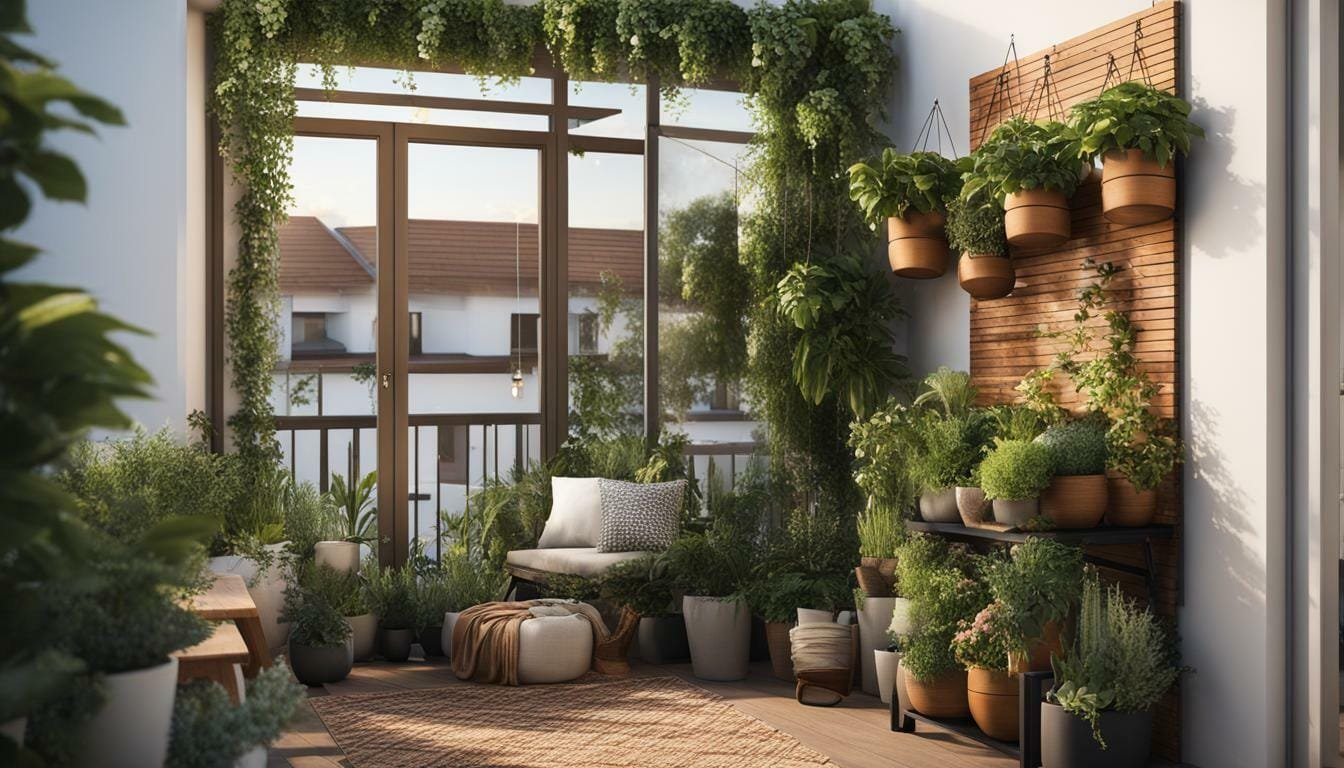 Transform Your Space With A Balcony Outdoor Vertical Garden - Vertical ... pertaining to Create a Stunning Vertical Garden That Blends Seamlessly With Your Outdoor Space