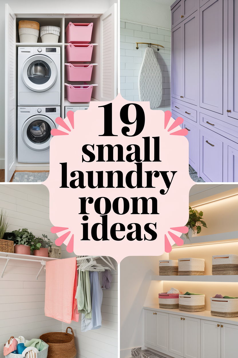 19+ Space-Saving Small Laundry Room Ideas You’ll Want To Steal ... for Laundry Room Layout Design