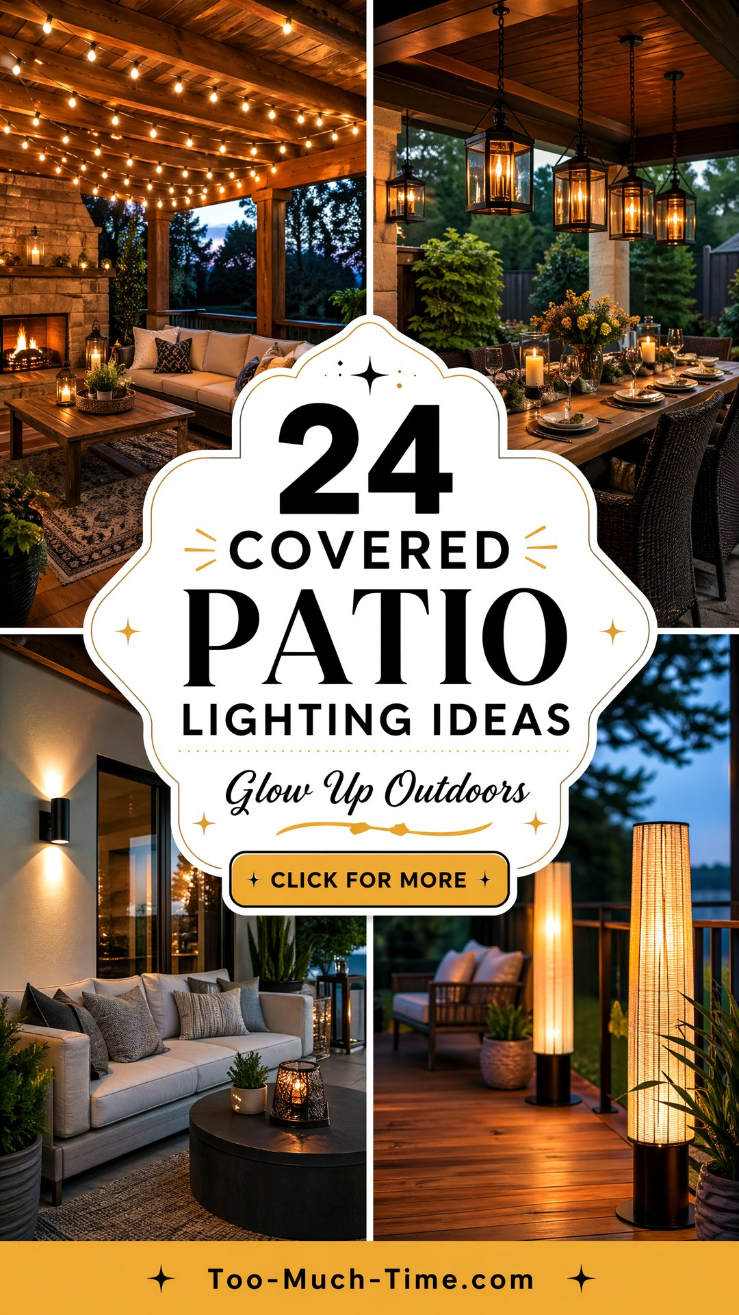 24 Covered Patio Lighting Ideas For Cozy Evenings Outdoors - Too Much Time with regard to Patio Design Inspiration