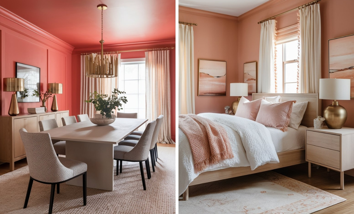 Simple ways to test coral hues in your decor before committing to a full redesign