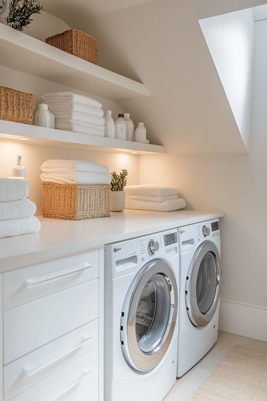 29 Small Laundry Room Ideas To Create A Cozy And Uplifting Space ... in How to Design a Small Laundry Room That Actually Feels Spacious