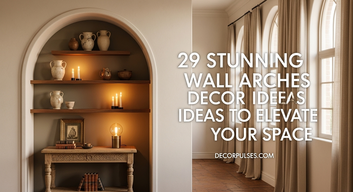 29 Stunning Wall Arches Decor Ideas To Elevate Your Space intended for Interior Design With Arches