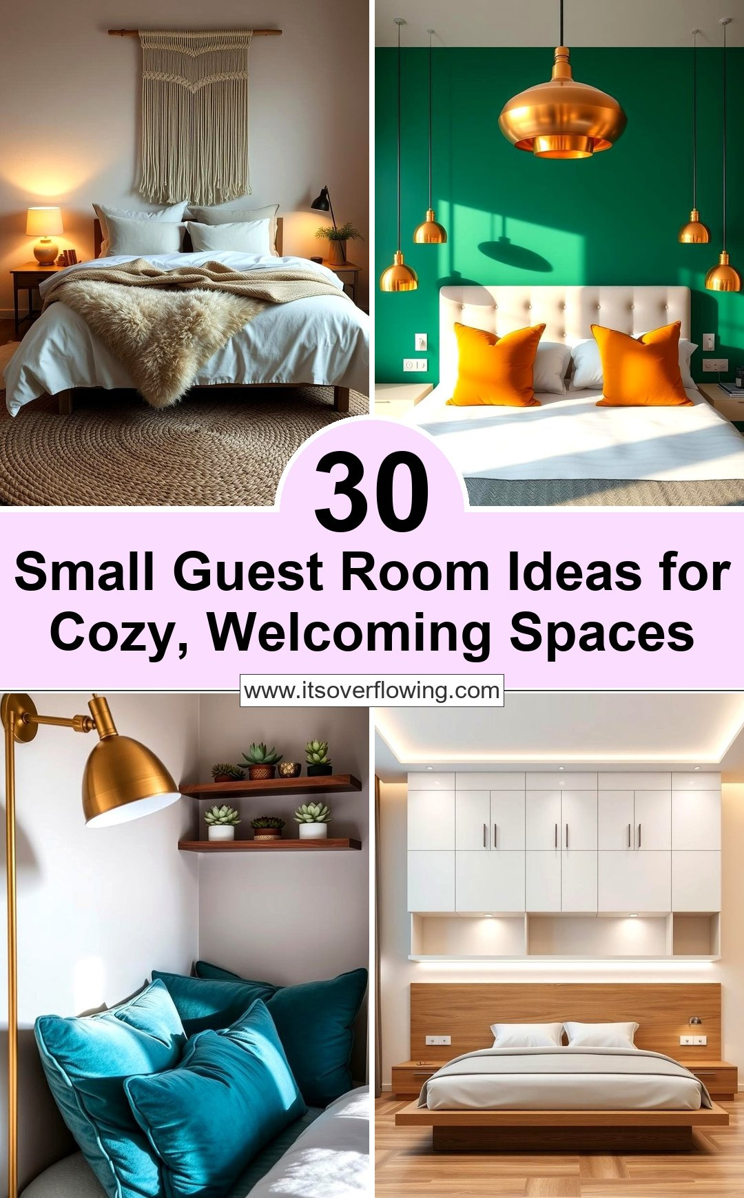 30 Small Guest Room Ideas For Cozy, Welcoming Spaces with Guest Bedroom Makeover