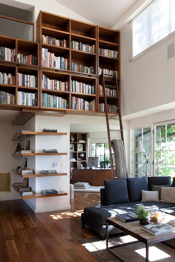 37 Smart Ideas To Organize Your Books At Home - Digsdigs throughout How to Arrange Your Books by Height and Color for a Calm Mindful Living Space