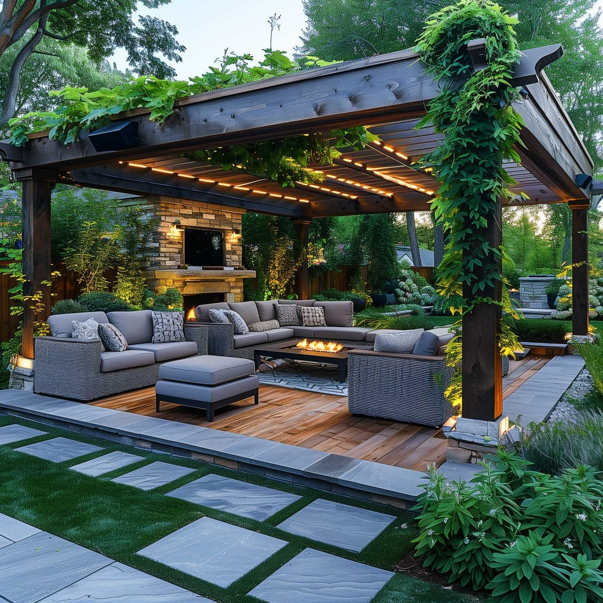 50+ Beautiful Outdoor Living Spaces That Will Make You Never Want To Go ... with regard to Patio Furniture Buying Guide