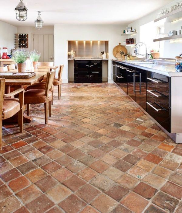 Antique Burgundy Terracotta Tiles | Artisans Of Devizes | Tile Floor ... within The hidden history baked into every antique European terracotta tile