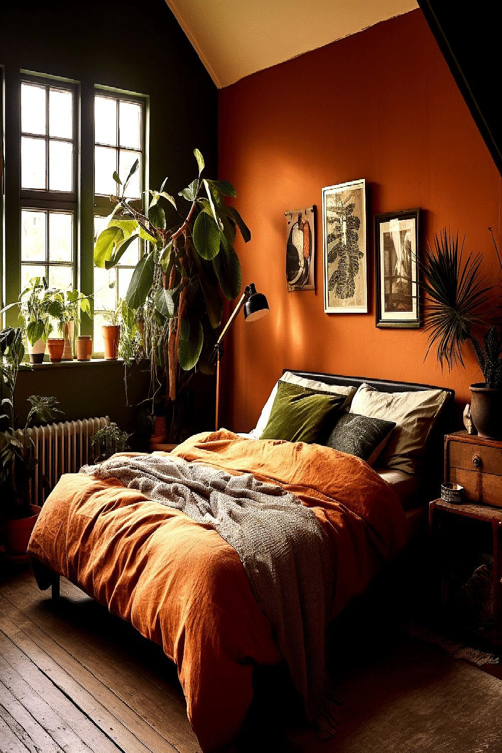 🌿 House Of Plants 🌿 For Relaxing Living Room Vibes | Rust Bedroom Ideas ... with Designing a Cozy Bedroom Using Rich Clay and Ochre Palettes
