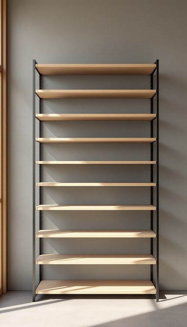 Free Minimal Industrial Shelving Image - Minimal, Industrial, Shelving ... in Shelf Organization Tips