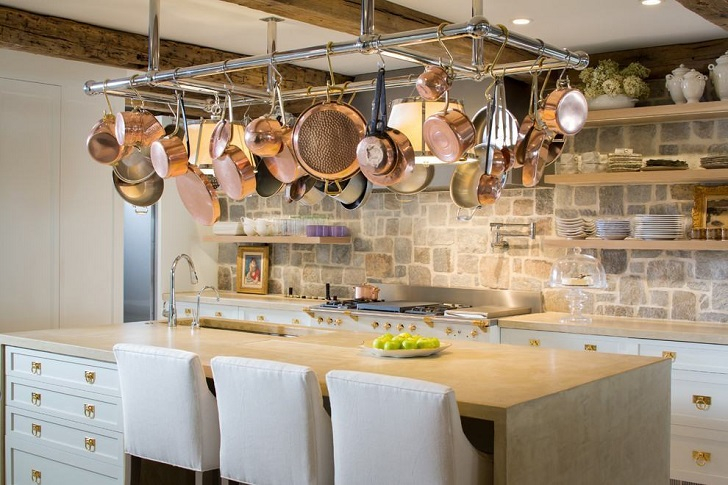 Hanging Pot Racks And Creative Storage Ideas For Every Kitchen within Clever Ways to Fit Every Single Pot into a Tiny Kitchen