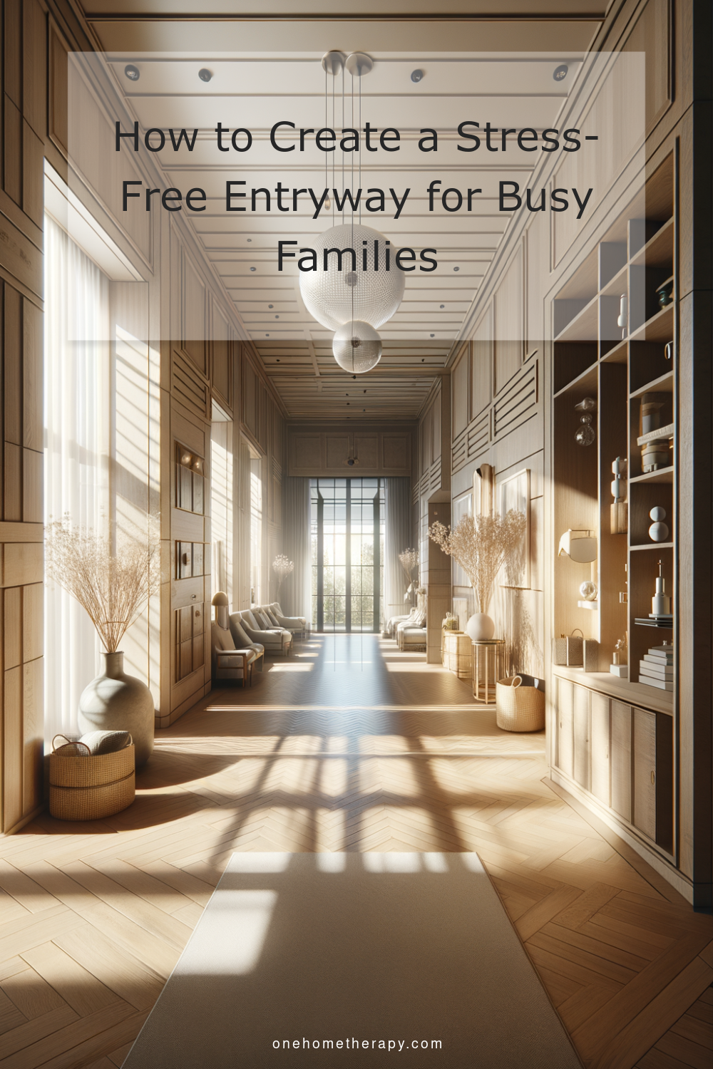 How To Create A Stress-Free Entryway For Busy Families | One Home Therapy inside Smart Ways to Keep a Busy Family Entryway Tidy All Year Long
