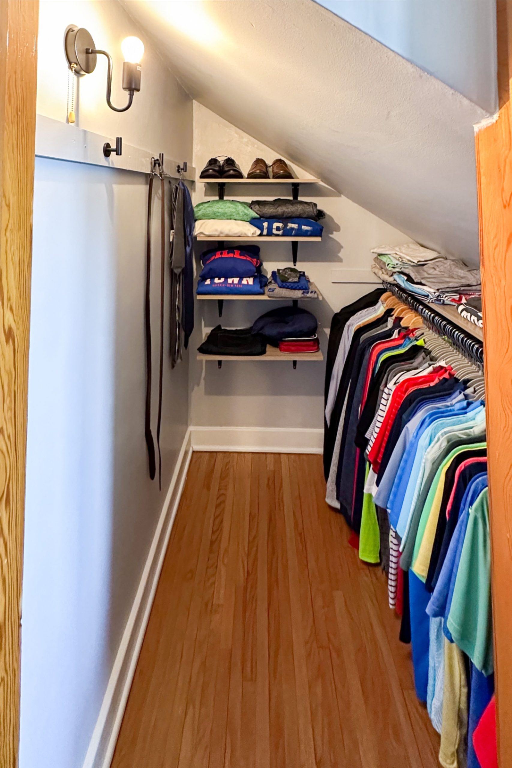 How To Make Use Of A Closet With A Sloped Ceiling – Artofit within Attic Conversion Makeover