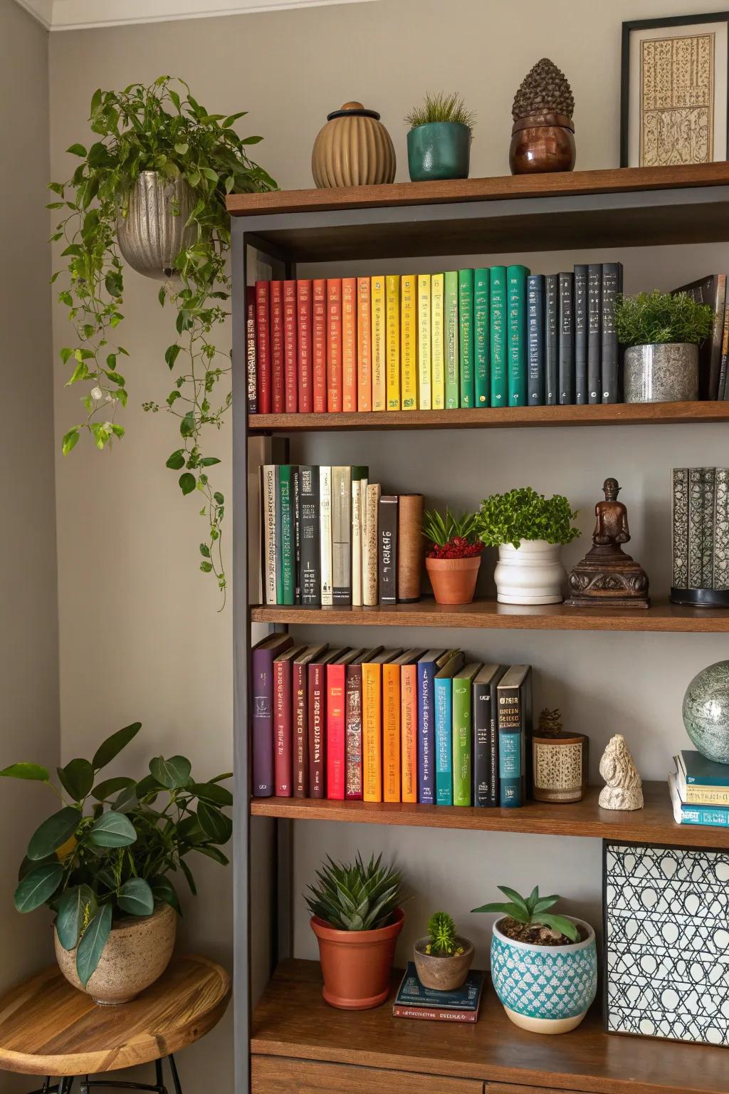 Innovative Storage Ideas To Organize Your Books - Light And Layer within How to Arrange Your Books by Height and Color for a Calm Mindful Living Space