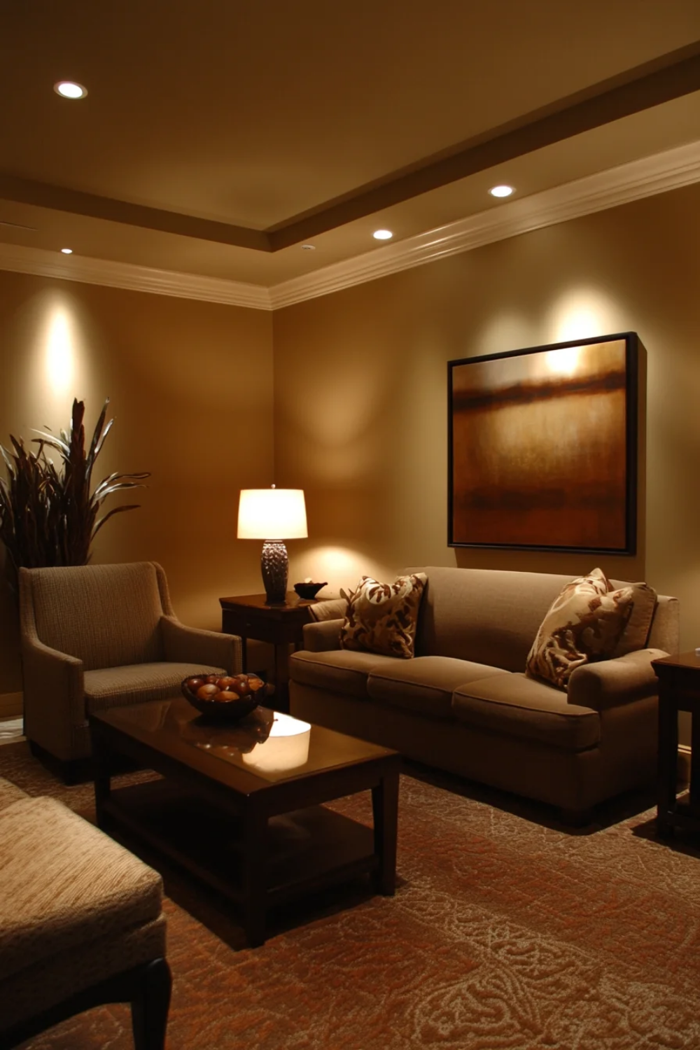 Layered Lighting: Ambient, Task & Accent Guide | Sectional Living Room ... inside Basement Lighting Ideas