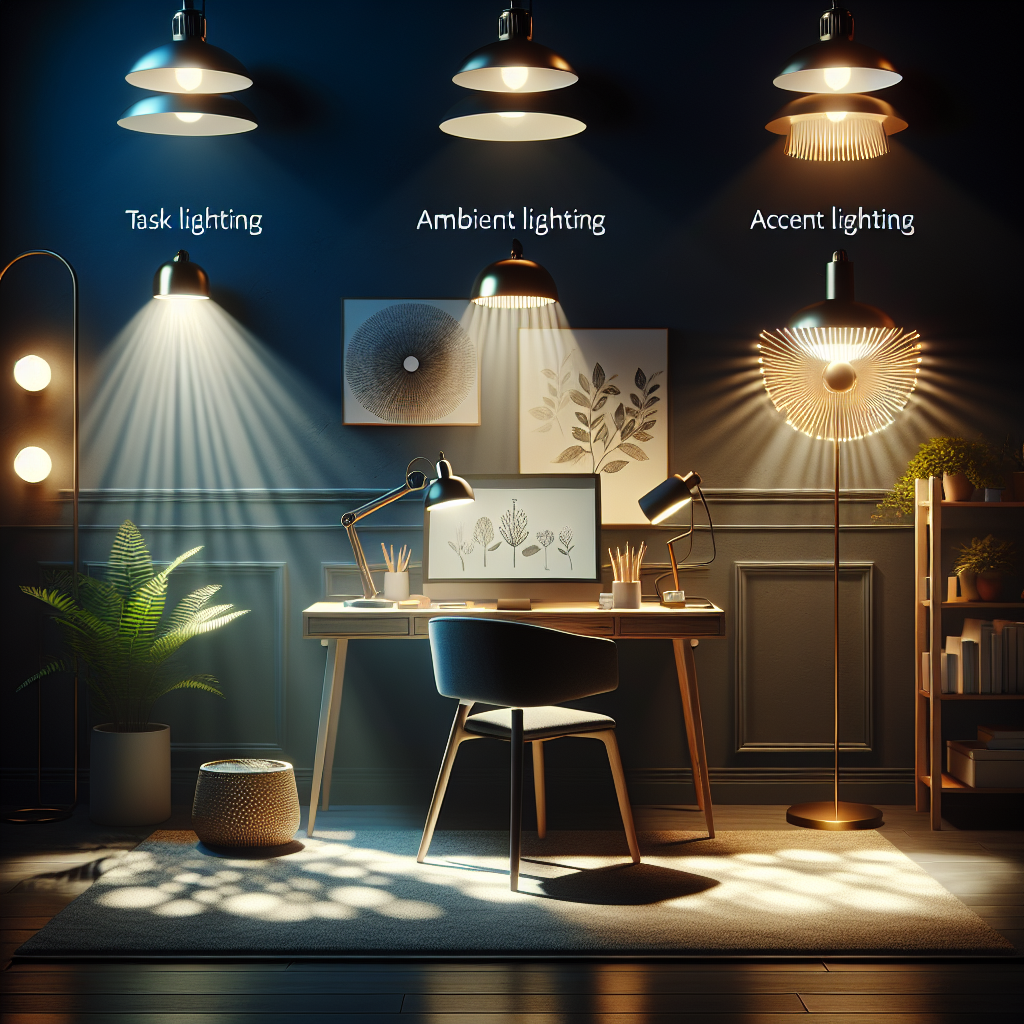 Light Layering In A Home Office: How To Implement Task, Ambient, And ... within Clever Accent and Task Lighting Ideas to Transform Your Darkest Corners