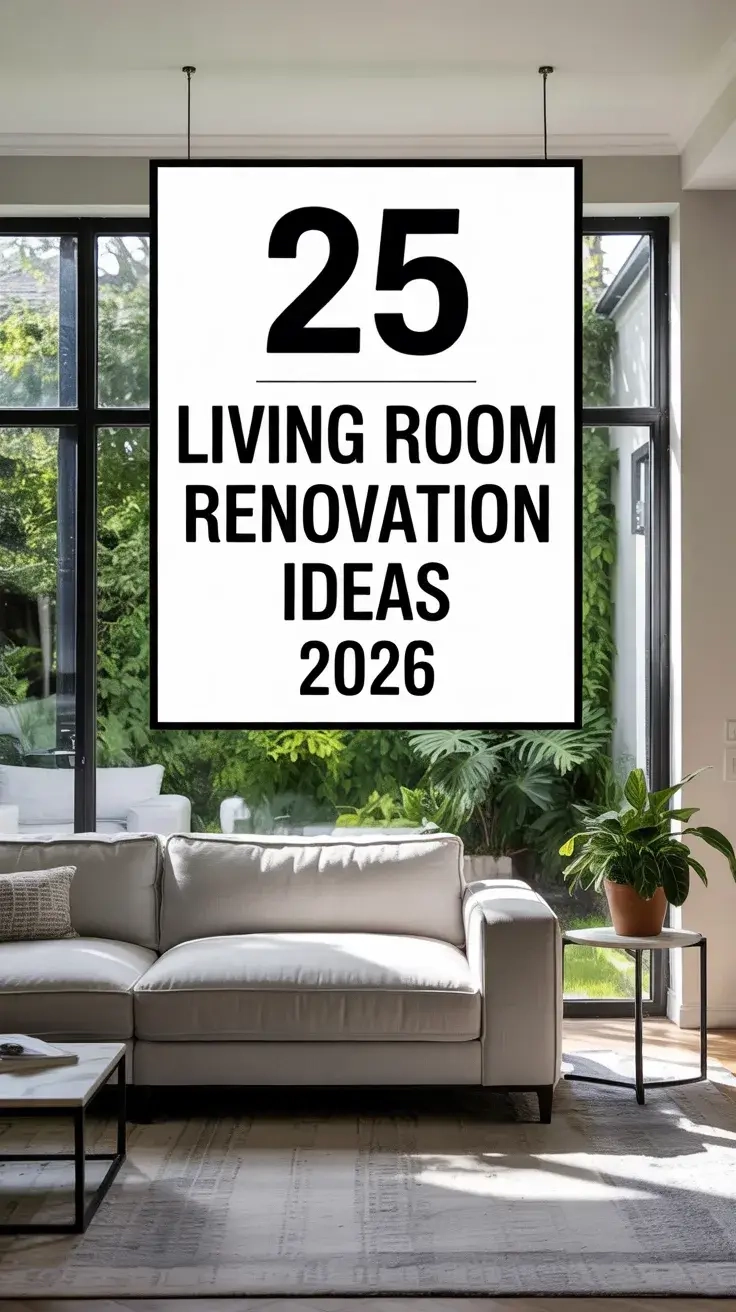 Living Room Renovation Ideas 2026 | Modern, Budget And Open Concept ... inside Rethinking the open concept living room for how we actually gather in 2026