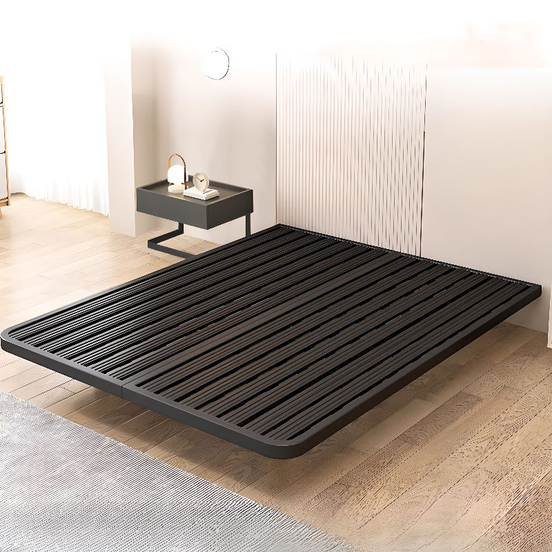 Minimalist Metal Platform Bed Frame, Heavy Duty Steel Slat Foundation ... within Bed Frame Styles Comparison