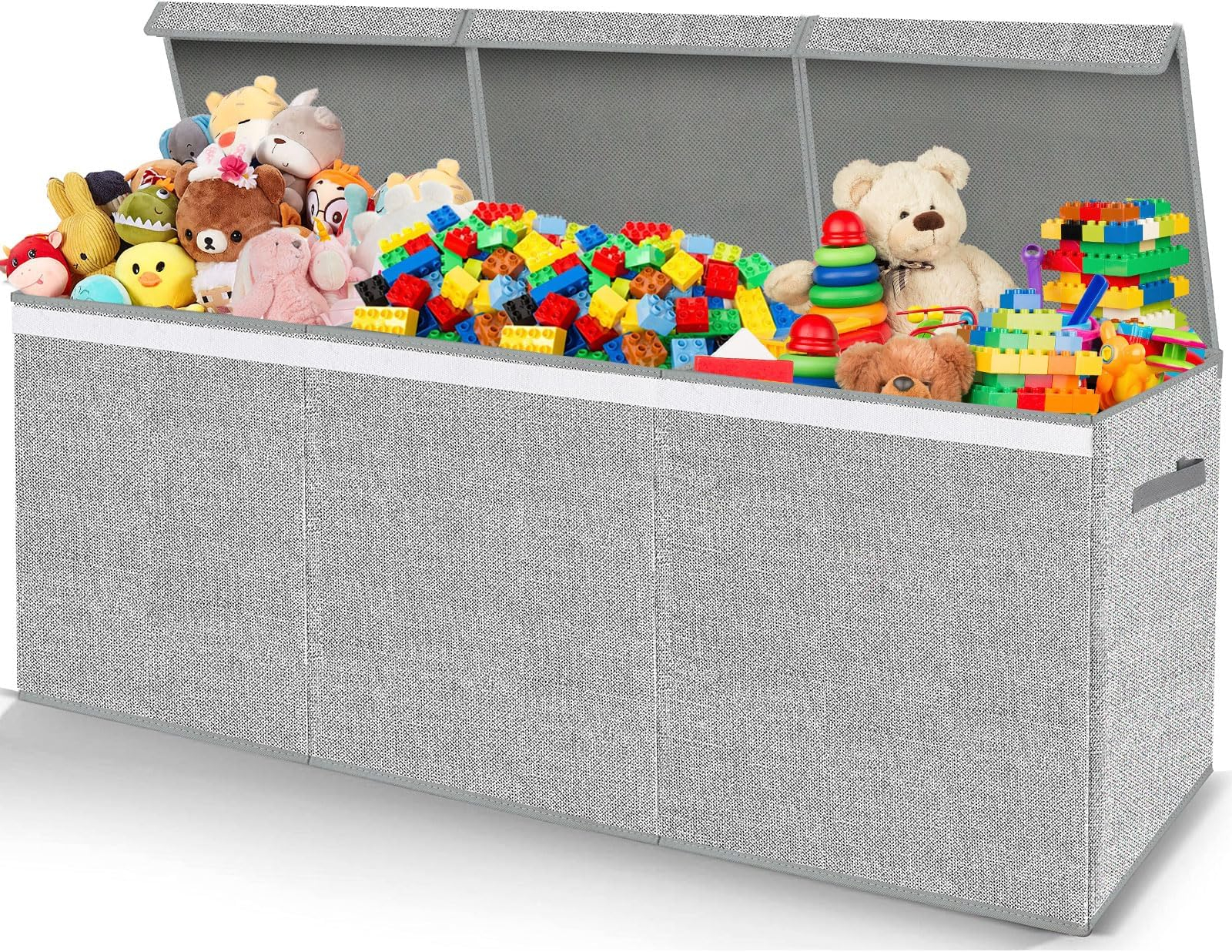 Pantryily Extra Large Toy Box For Girls Boys - Collapsible Kids Toy ... throughout Toy Storage Solutions