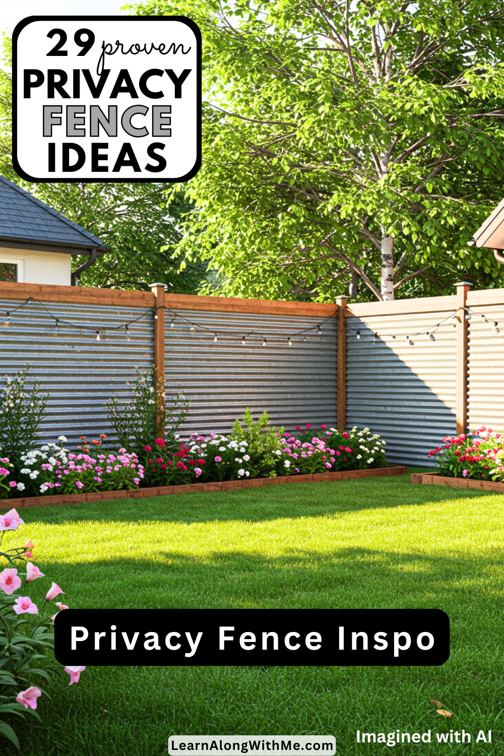 Privacy Fence Ideas - 29 Awesome Options For Your Backyard In 2025 ... with Build Privacy Fence