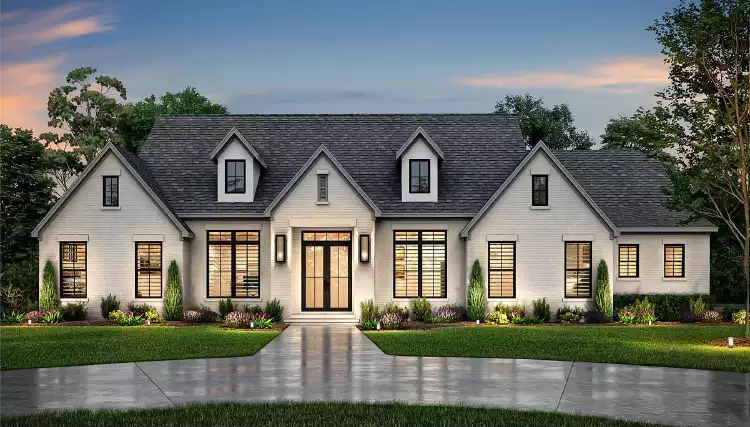 Single Story House Plans Traditional within Ranch House Makeover Tips