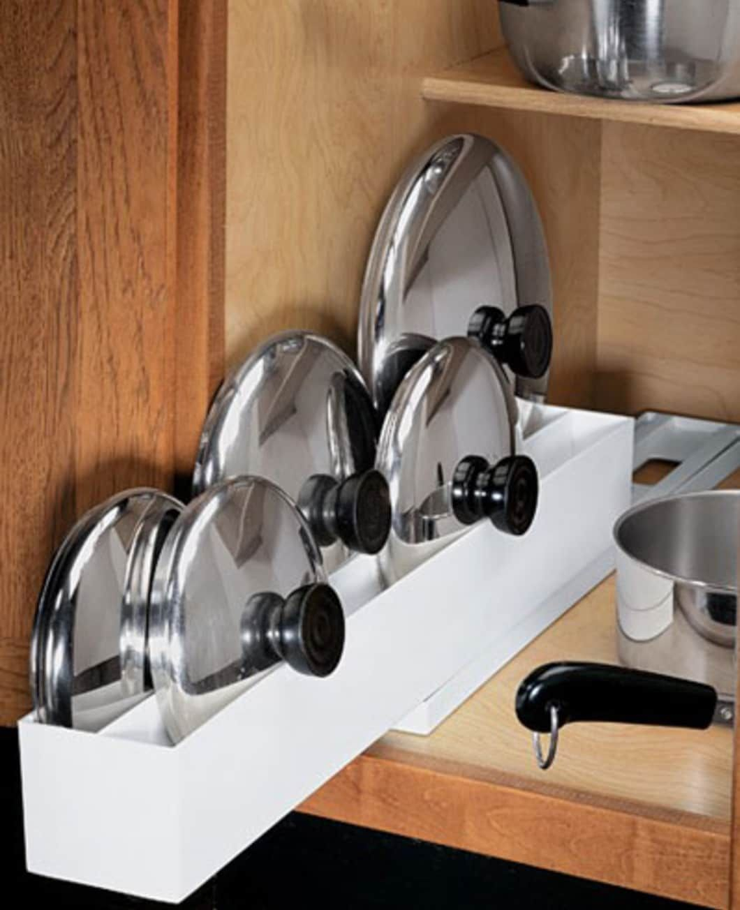 Small Space Saver: Cupboard Lid Organizer | Diy Kitchen Storage, Pot ... within Clever Ways to Fit Every Single Pot into a Tiny Kitchen