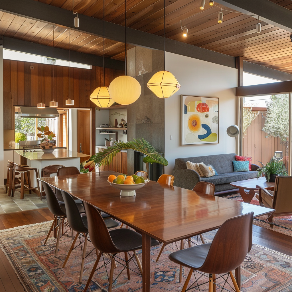The Ultimate Mid-Century Modern Dining Room: Proven Tips For A Stunning ... with How everyday families are adapting mid century modern pieces for modern living