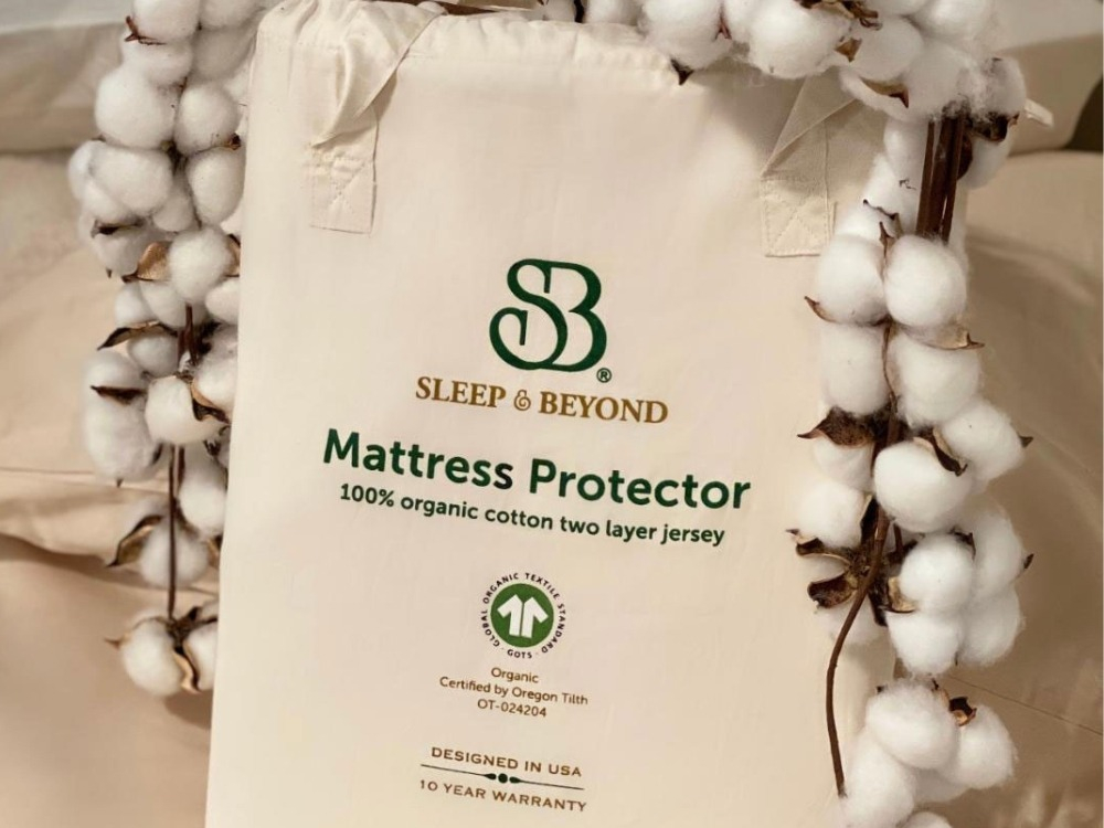 Waterproof Organic Cotton Mattress Protector | Sleep & Beyond ... with regard to Organic Cotton Bedding Benefits