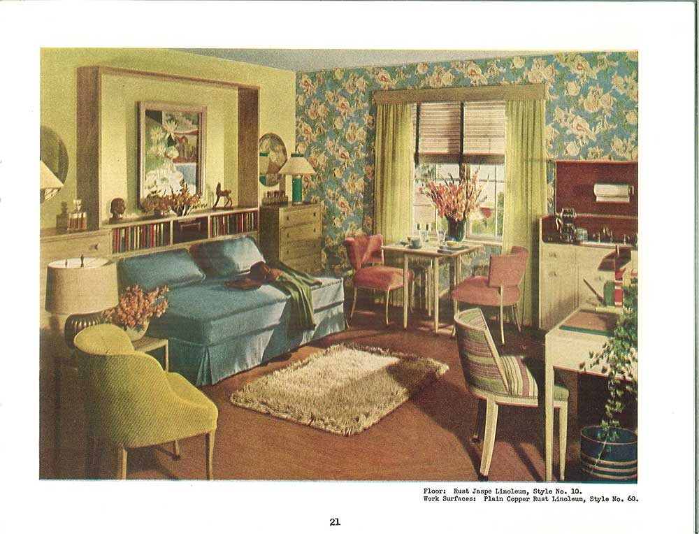 1940S Decor - 32 Pages Of Designs And Ideas From 1944 - Retro Renovation in Newstalgia Decor Trend Guide