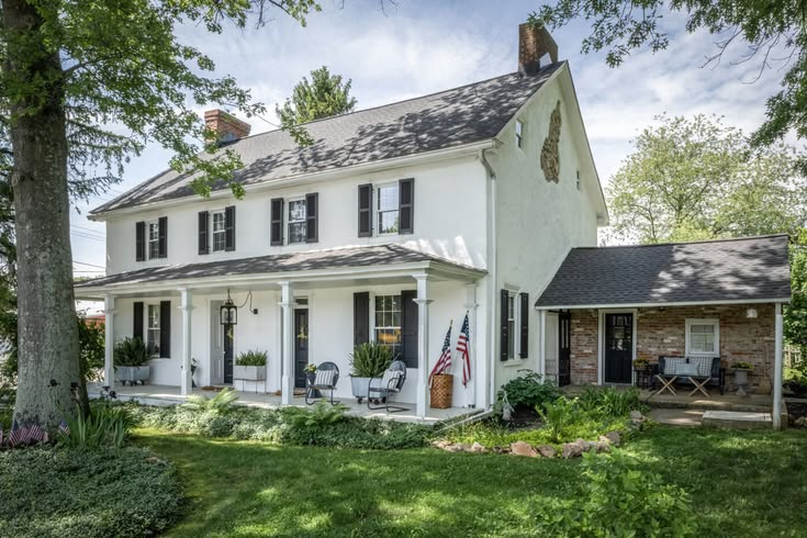 A Historic Pennsylvania Farmhouse | 1920S Farmhouse Exterior, 19Th ... in The Realities of Insulating and Updating Drafty Historic Farmhouses for 2026 Living
