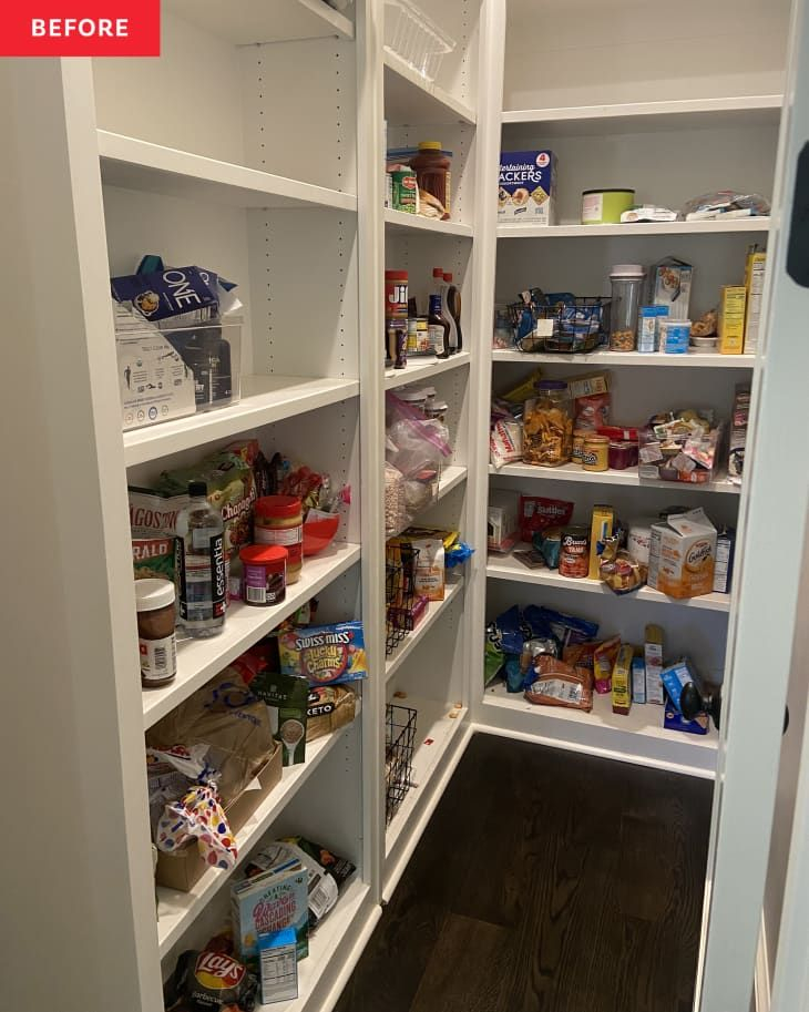 B&amp;amp;A: A Pro Organizer Restores This &amp;quot;Chaotic&amp;quot; Pantry | Organization Help ... in How To Organize A Small Pantry