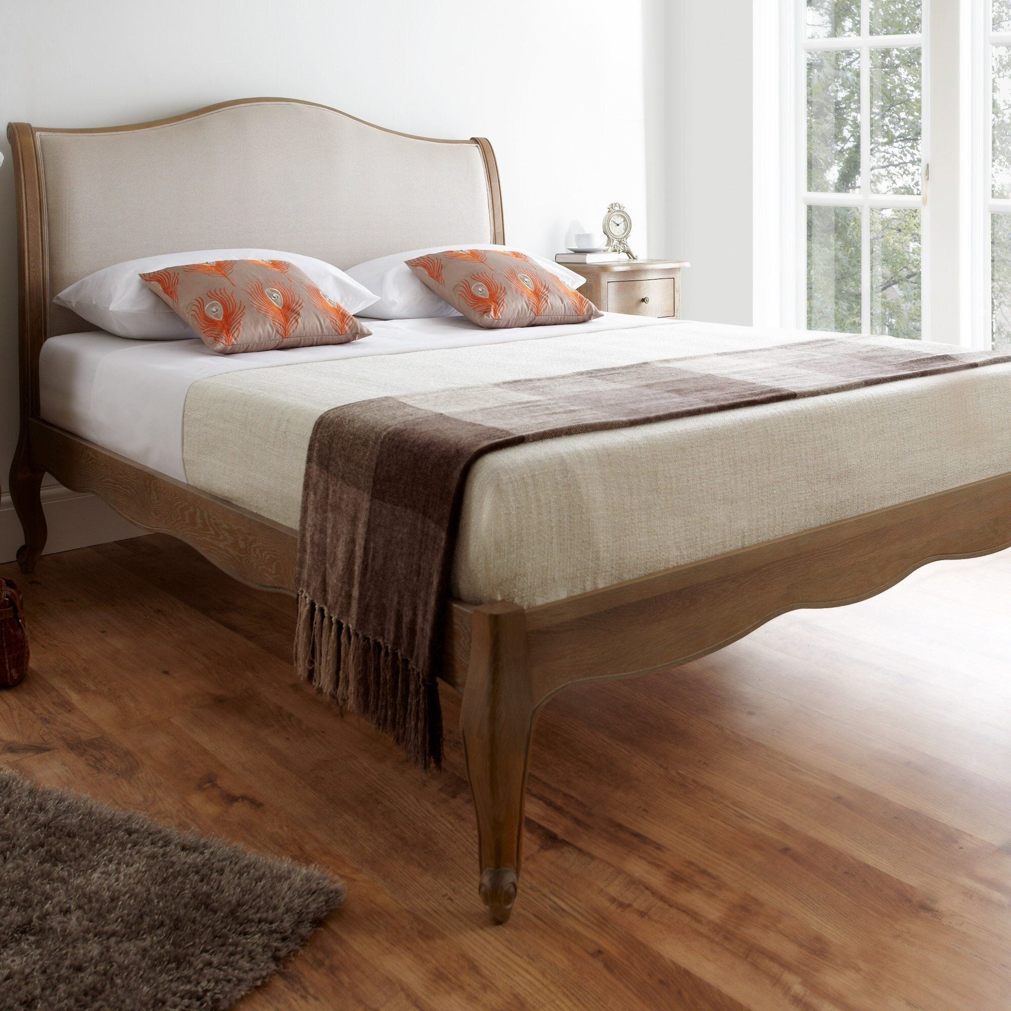 Elegant French Style Bed Frames: Timeless Charm For Your Master Bedroom inside Soft Fabric or Solid Timber Which Bed Frame Truly Fits Your Lifestyle