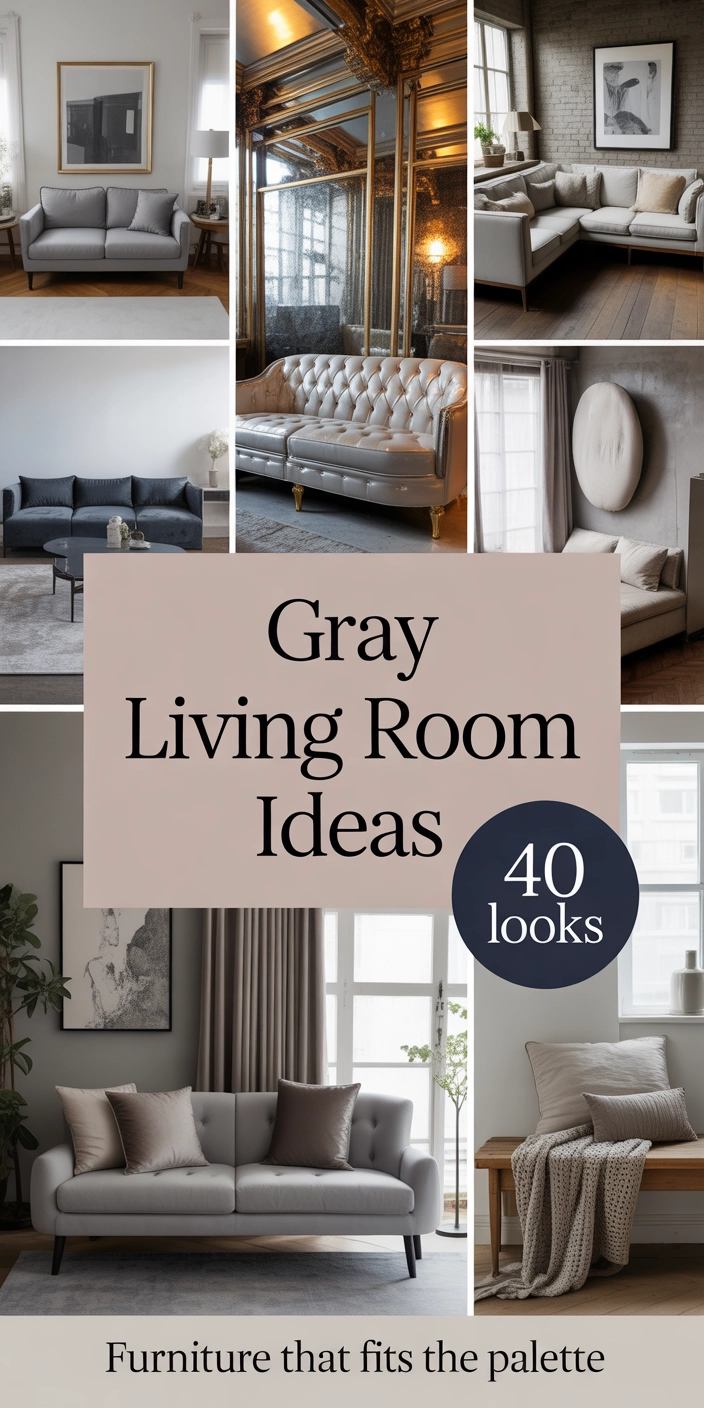 Gray Living Room Ideas 2025 With Cozy, Modern, And Pop Of Color Decor ... in Jewel Tone Living Room Ideas